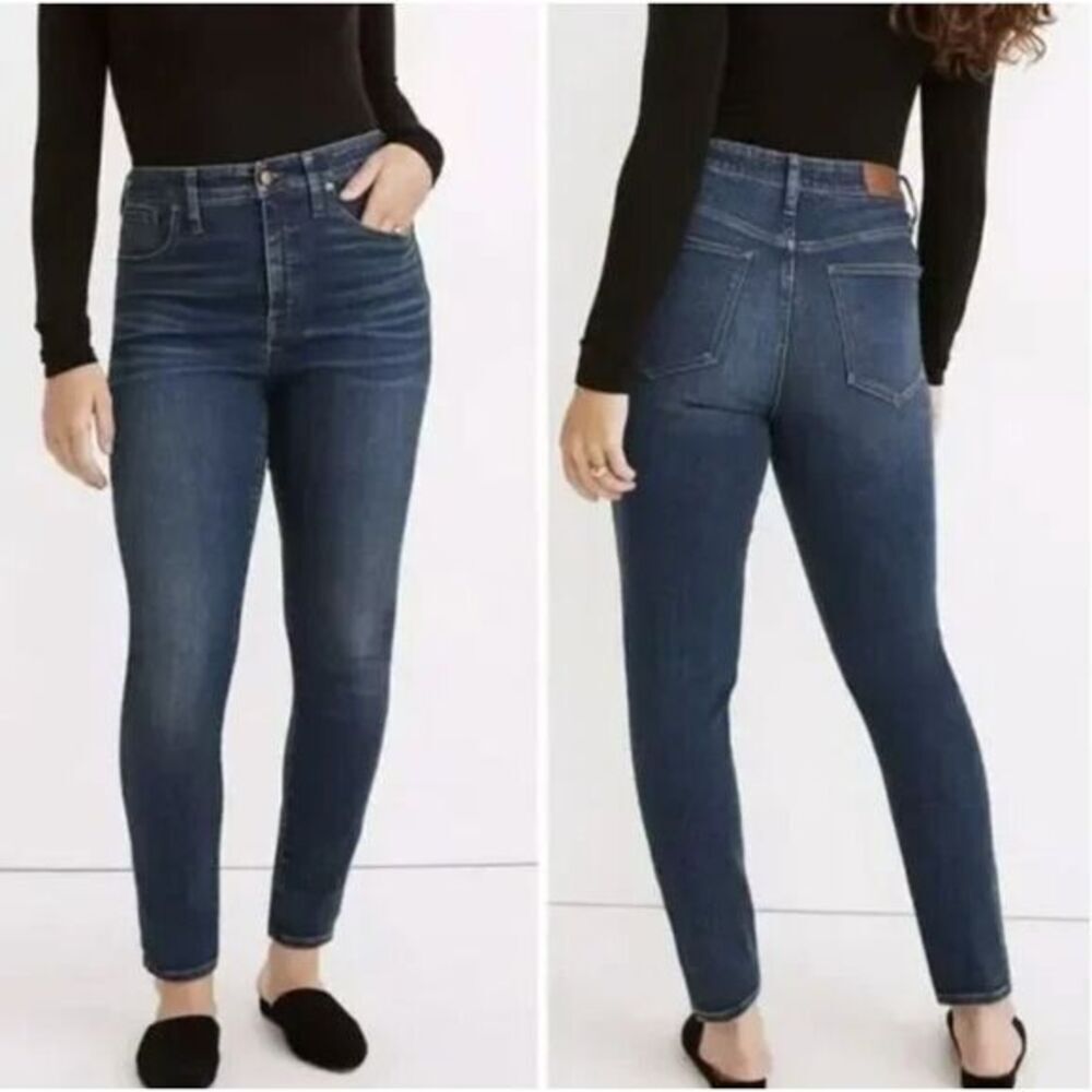 NEW Madewell Curvy High-Rise Skinny Jeans in‎ Lanette Wash, 27